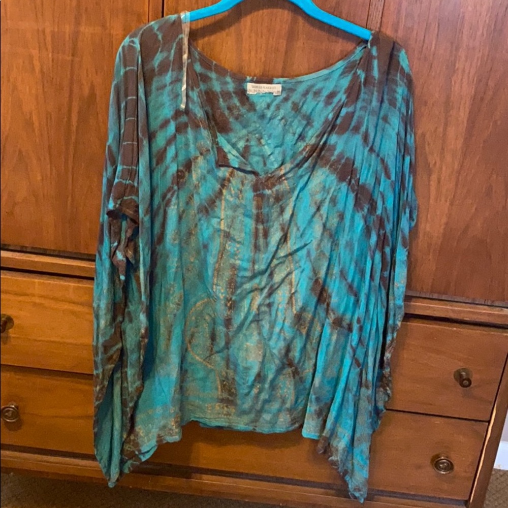 Short sleeved cover up